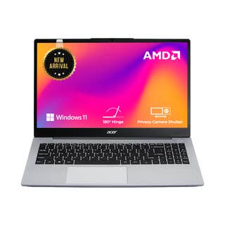 ACER Acer Aspire, AMD Ryzen R3 7330U processor, 8 GB RAM, 512 GB SSD, Full HD IPS, 15.6"/39.62 cm, Windows 11 Home, Pure Silver, 1.79 kg, AS15-42, Backlit Keyboard, Thin and Light laptop
