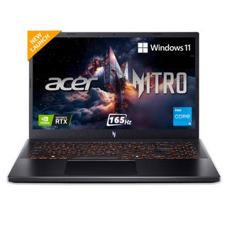 ACER Acer NITRO V 15, Gaming Laptop, Intel core i7 13620H Processor, NVIDIA GeForce RTX 5050 - 8 GB GDDR7, 16 GB RAM, 512 GB SSD, Full HD IPS, 15.6"/39.62 cm, 165 Hz, Windows 11 Home, MSO, Obsidian Black, 2.11 kg, ANV15-52, amber backlight keyboard