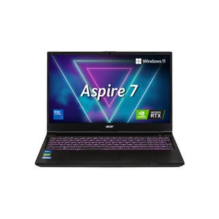 ACER Acer Aspire 7, Gaming Laptop, Intel Core 7-240H processor, NVIDIA GeForce RTX 3050 - 6GB GDDR6, 16 GB RAM, 512 GB SSD, FHD, 15.6"/39.62 cm, 144Hz , Windows 11 Home, MS Office, Flame Black, 1.99 kg, A715-79G, Backlit Keyboard