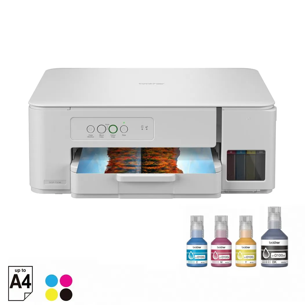 BROTHER DCP-T236 Multifunction (Print Scan Copy) Ink Tank Printer