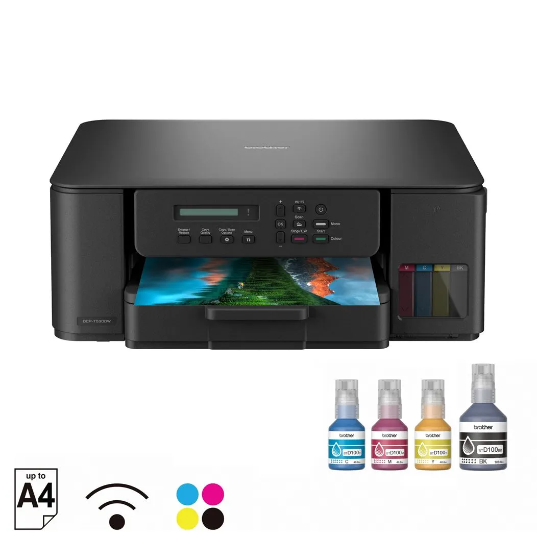 BROTHER DCP-T530DW Multifunction (Print Scan Copy) WiFi Auto Duplex Ink Tank Printer