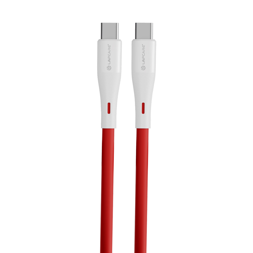 LAPCARE HOOK Type-C to Type-C Cable | 65W Fast Charging | 6.5A Output (LOX-549)