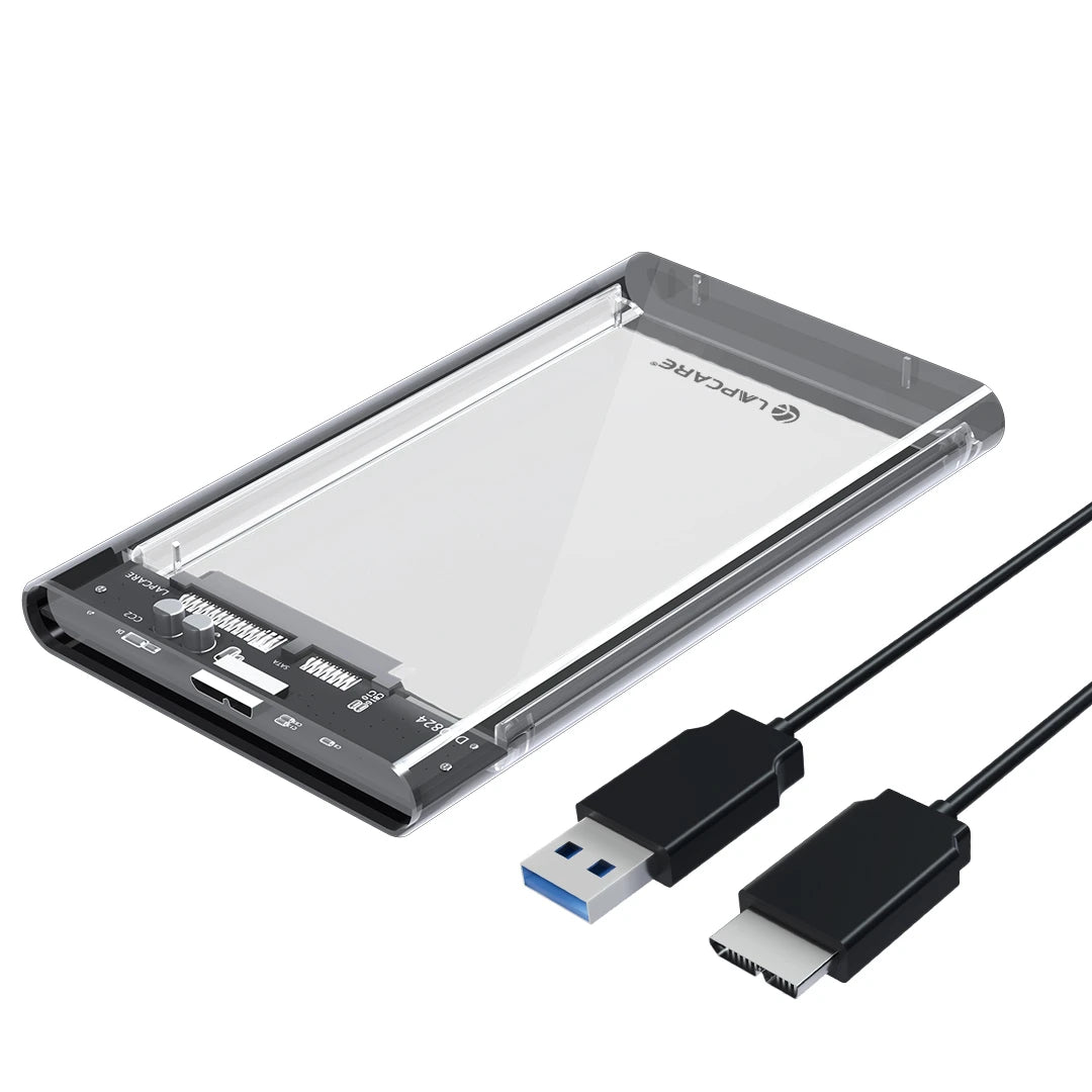 LAPCARE Transparent SSD Casing